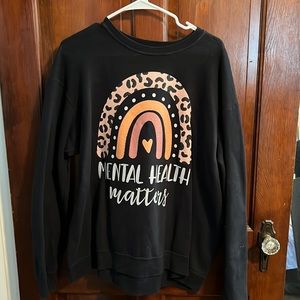 mental health awareness crew neck